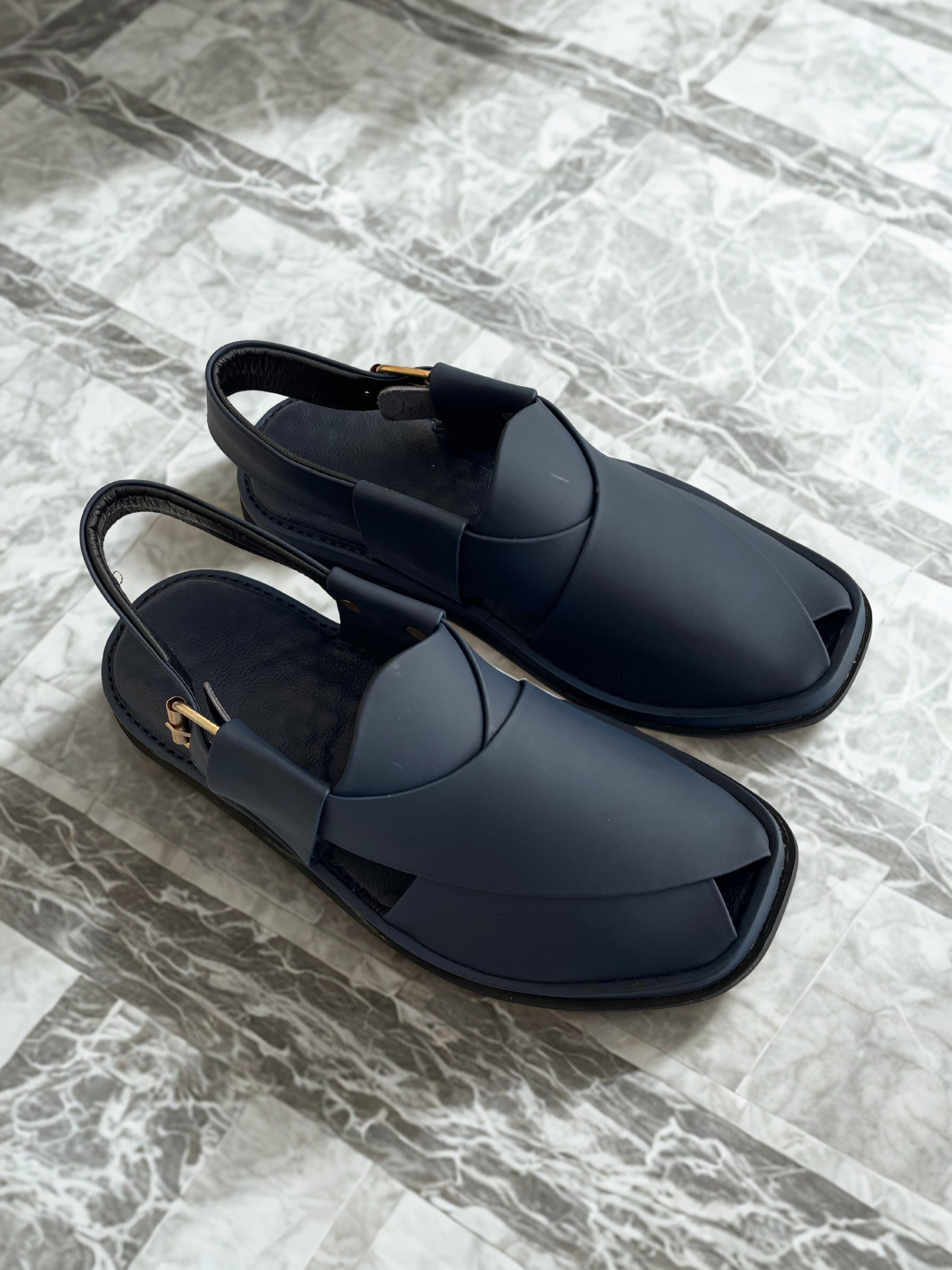 Round Shape Medicated Chappal (BLUE )