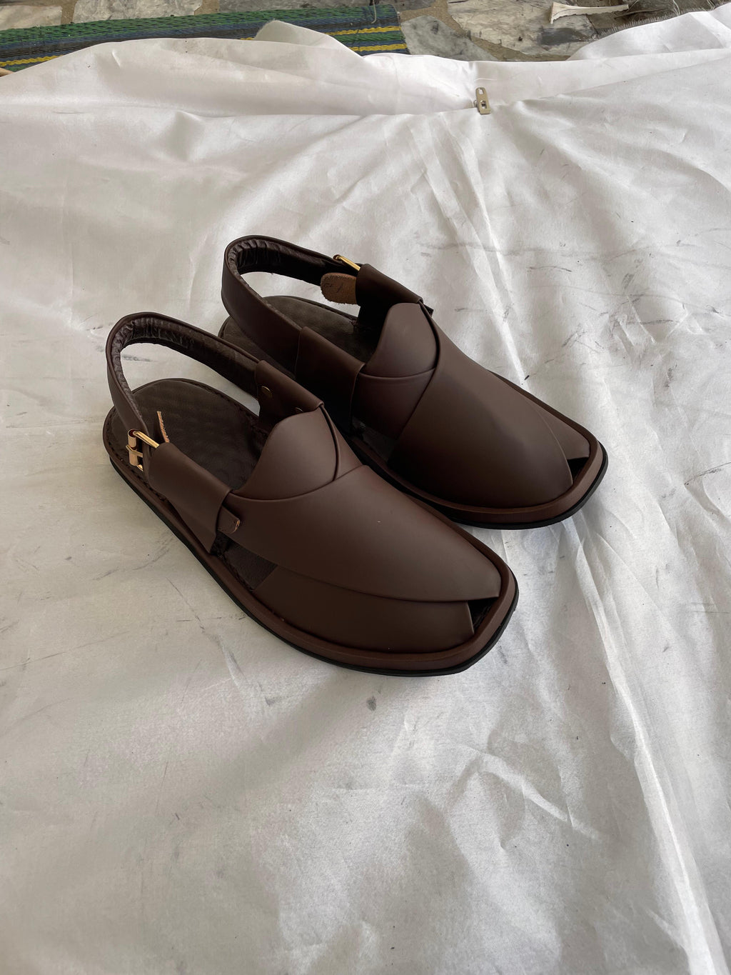 Round Shape Medicated Chappal (DRAK DROWN )