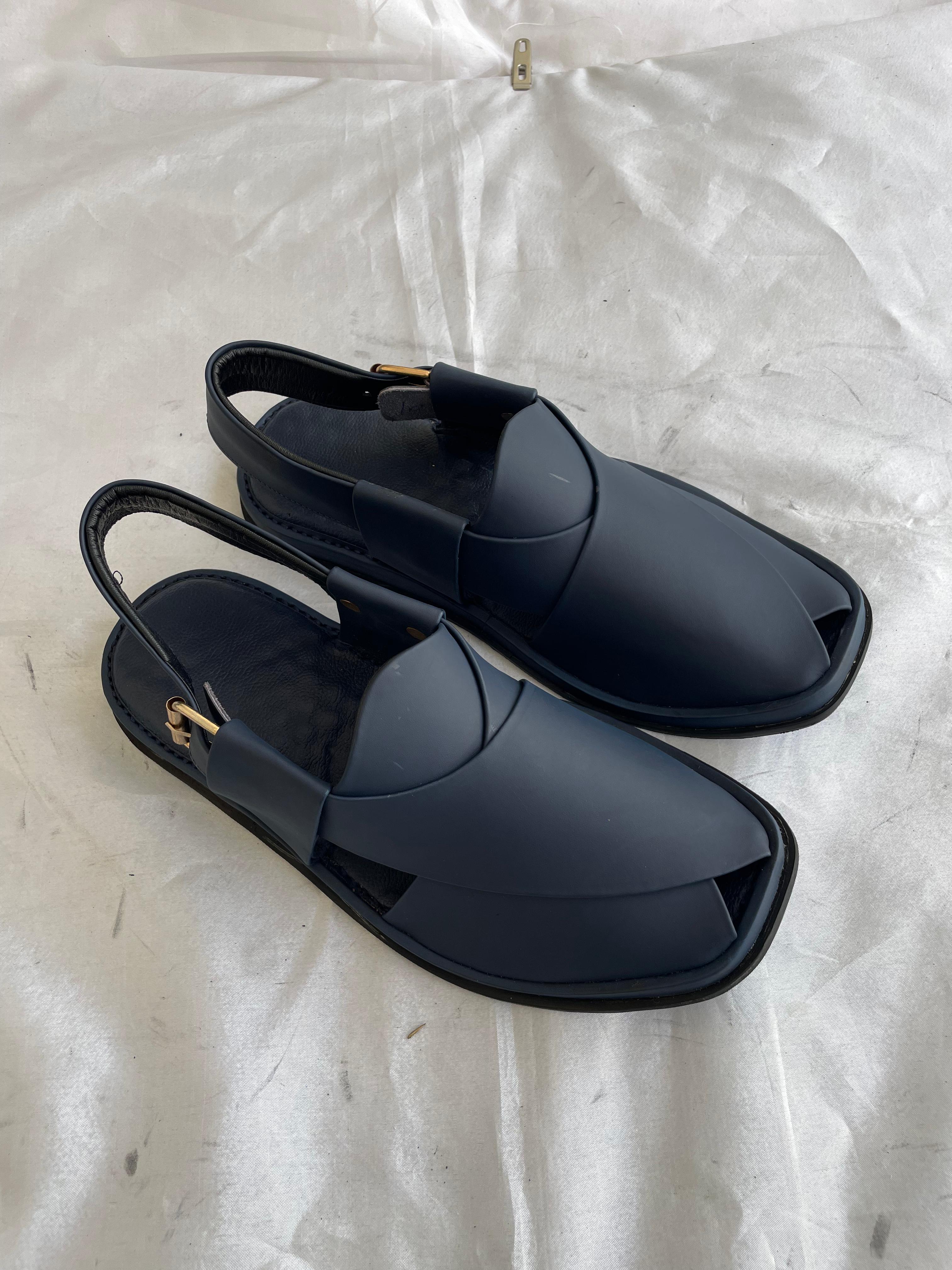 Round Shape Medicated Chappal (BLUE )